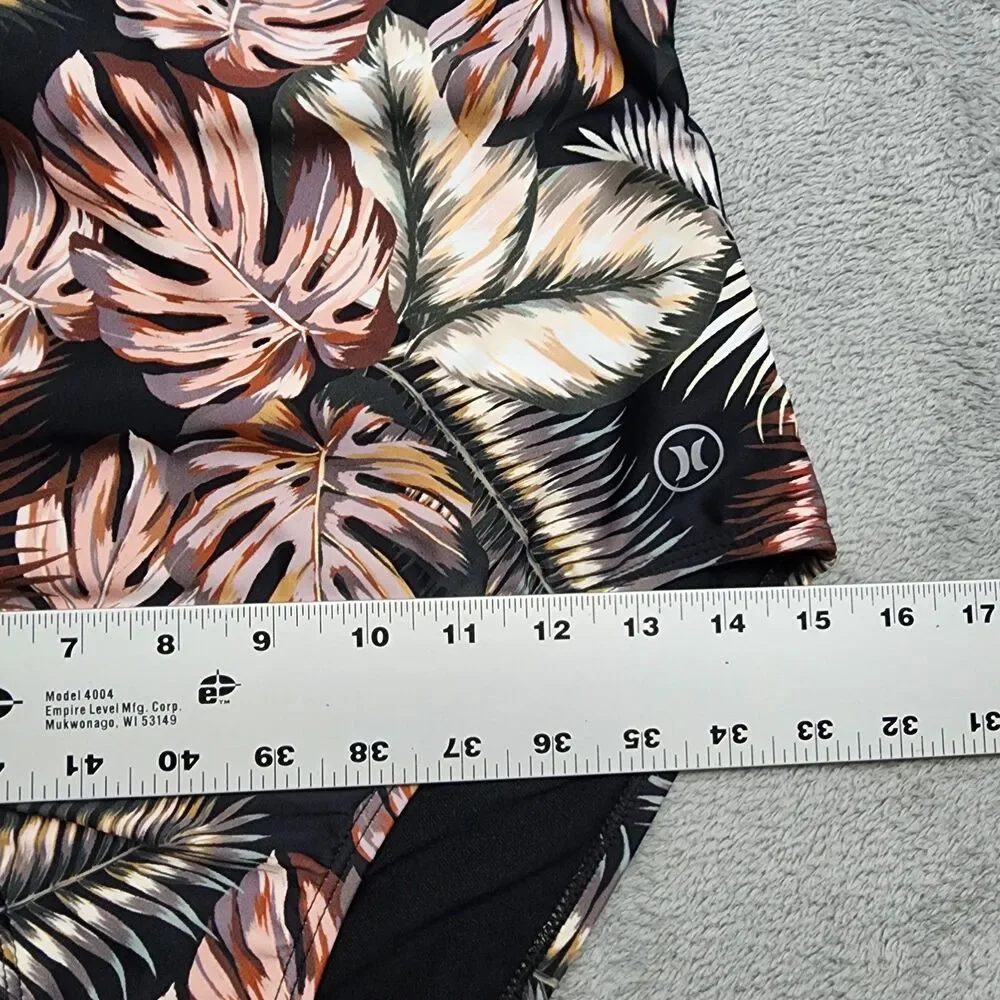 Hurley Womens S One Piece Swimsuit Floral Design NWT Beach Pool Summer Style